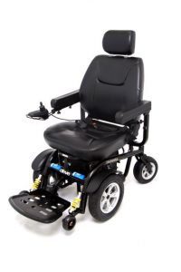 4-Wheeled Powerchair with Joystick Control from Drive Medical Rented by Special Needs Group