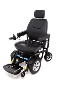 Heavy-Duty Powerchair with Joystick Control Rented by Special Needs Group