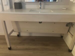 Lowered SInk