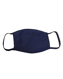 Reusable 100% Cotton Face Mask, Navy 1 count