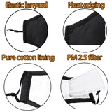COTTON MASK HEAVY DUTY WITH FILTER (4 LAYER) - Image 3