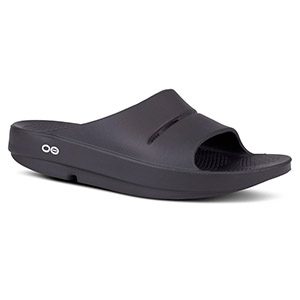 OOFOS - Unisex OOahh - Post Exercise Active Sport Recovery Slide Sandal​ - Black